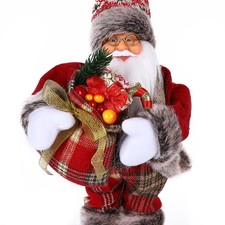 Elektrischer Weihnachtsmann mit Geschenk, Musikfigur, Dekor,Weihnachtsgeschenk