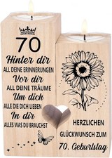 70. Geburtstag Kerzenhalter