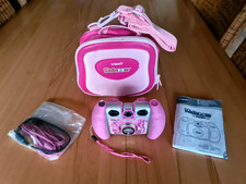  Vtech Kidizoom Kinderkamera/Rosa+ Tasche/Videos, Spiele, Musik-Player, Fotos 