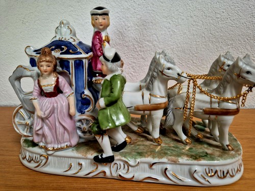 Pferdekutsche porzellan - pferdekutsche,