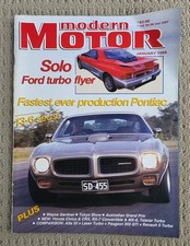 Modern Motor magazine January