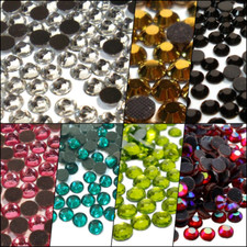 Hotfix Straßsteine 4 mm SS16 Hitzefix Glitzersteine Edelsteine zum Aufbügeln