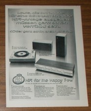 Seltene Werbung vintage BANG & OLUFSEN Beomaster 3000 Beogram 1800 Beovox 1970