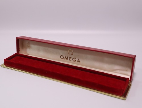 Omega vintage rote uhrenbox - omega,