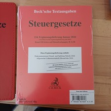Beck`sche Steuergesetze ISBN