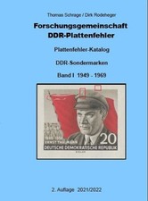 DDR Plattenfehler Katalog  Band I 1949 -1969 Sondermarken
