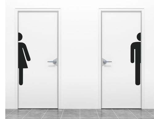 Aufkleber badezimmer - wc,