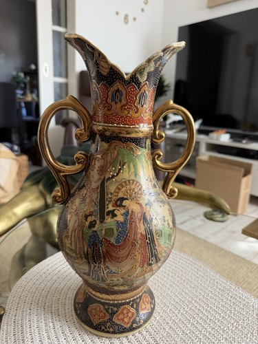 Asiatische satsuma vase cm - asiatische, 35