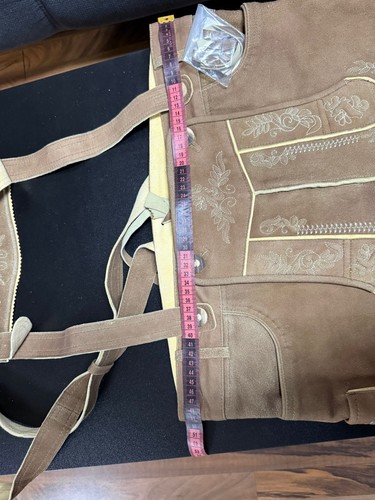 Lederhose kurz mit träger - mit,