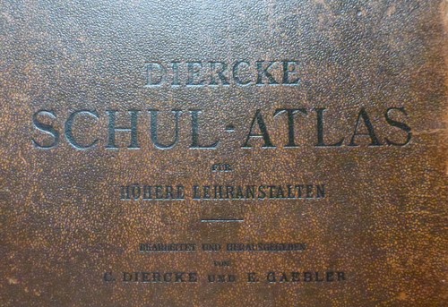Atlas diercke schulatlas 1906 - schulatlas,