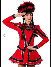 Gardekostüm, Funken, Mariechen, Schwarz-rot in vielen Größen (34-44)