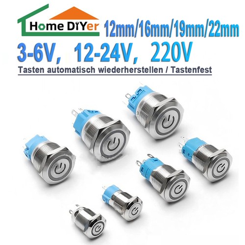 ø12mm 22mm metall - 22mm,