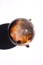 Quarzkugel mit Einschlüssen,Bergkristall,228g,56mm Durchmesser,Heilstein