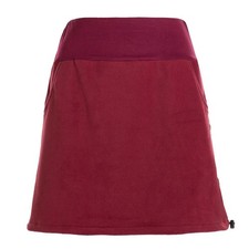 Vishes Thermorock Damen Winterrock Minirock ECO-Fleece mit Jersey-Bund Taschen
