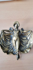 Bronze Aschenbecher Frau im