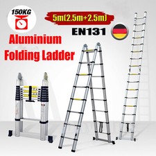 5m Aluleiter Teleskopleiter