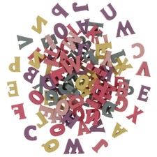 100pcs Alphabet Holz