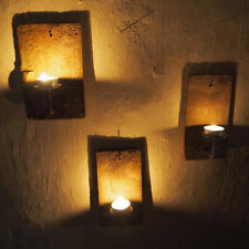 Echt Antiker Dachziegel Wandkerzenhalter für Teelichter