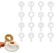 16x Kaffee Schablonen Latte