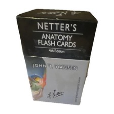 Netter's Anatomy Flash Cards