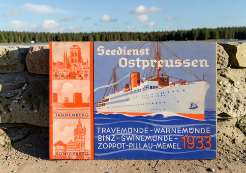 Ostpreußen seedienst werbung - seedienst,