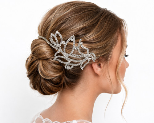 Braut haarreifen mit strass - braut,