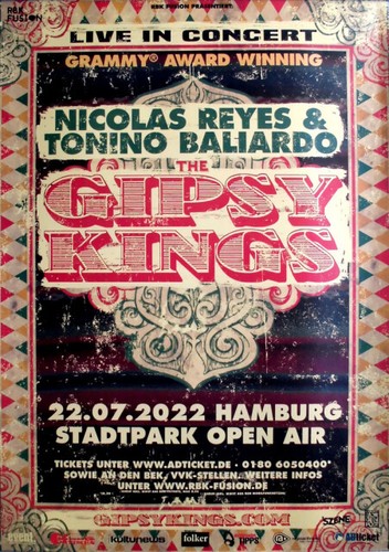Gipsy kings 2022 plakat - kings,