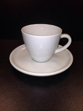 Arzberg PROFI Virgin 6x Kaffee Tasse mit Untertassen 0,20 liter weiß NEU 2.Wahl