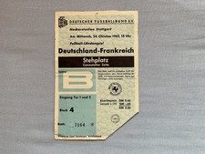 Alte Fussball Eintrittskarte