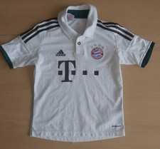 TOP ZUSTAND:  FC BAYERN MÜNCHEN AWAY Trikot 13/14!  Gr. 140! weiß