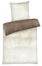 Bettwäsche Winter 135x200 Cashmere-Touch Teddy Fleece Plüsch Flausch Kuschelig