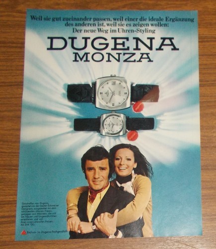 Seltene werbung dugena - dugena, monza