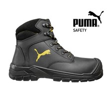 PUMA Sicherheitsschuhe S3 BORMEO BLACK MID 630411 Arbeitsschuhe Baustiefel