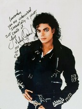 Michael Jackson ++ Autogramm