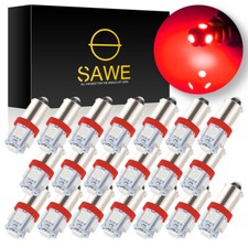 20 x SAWE Red T11 BA9S T4W H6W