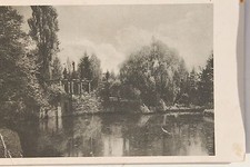 26388 AK Erholungsheim Politz Teich im Park um 1920 Nord Böhmen