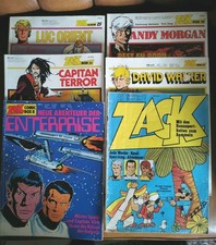 6 alte Zack Comic Hefte/kleine