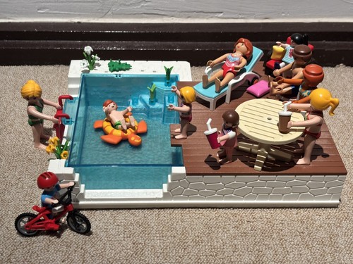 Playmobil pool mit zubehör - playmobil,