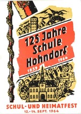 125 Jahre Schule hohndorf 1964