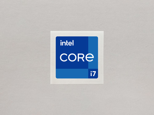 Intel core sticker logo - intel, i7