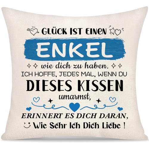 Geschenk kissenbezug lein - kissenbezug,