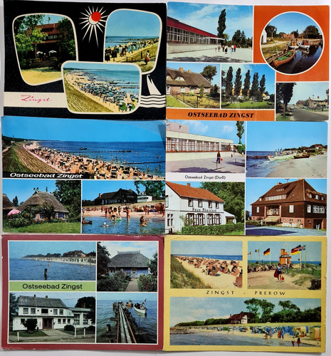 Ddr postkarten lot - lot, ostsee