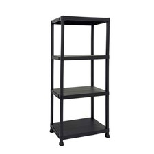 Regal mit 4 Böden Schwarz