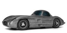 Keramik Skulptur Handarbeit  signiert Mercedes Benz 300SLR Uhlenhaut Coupe 1955