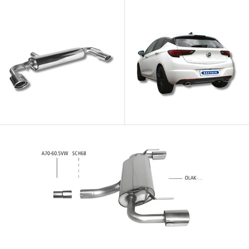 Bastuck sportauspuff opel - bastuck,