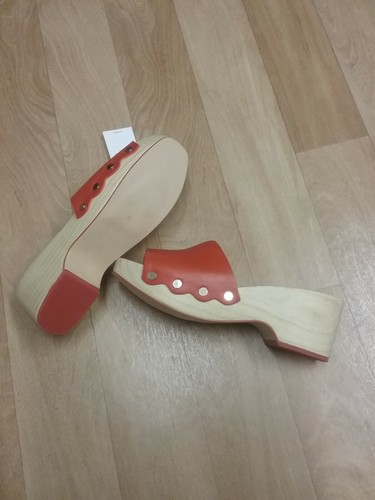 Holz pantoletten zara - 40,