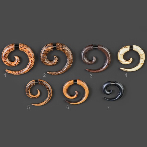 Fake spirale ohr piercing - spirale,
