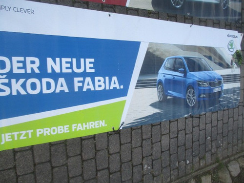 Skoda fabia banner - fabia, flagge