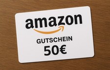Amazon Gutschein Code im Wert von 50 Euro