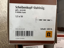 Reyher Scheibenkopfnägel 3,5x50mm 100Stück verzinkt  / AKTION  Cont2Pal5K7